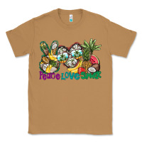 Toasted Coconut Peace Love Summer Classic Tee - CowhideDigitalArt