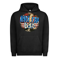 Pigment Black All american dad 4th of july Urban Hoodie - CowGirlArtShop