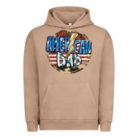 Pigment Burro All american dad 4th of july Urban Hoodie - CowGirlArtShop