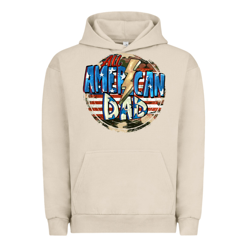 All American Dad 4th Of July Urban Hoodie by CowGirlArtShop | Teevron