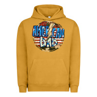 Pigment Peanut Butter All american dad 4th of july Urban Hoodie - CowGirlArtShop