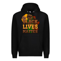 Black black lives matter Premium Hoodie - NancyCooperArtShop