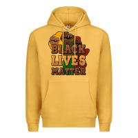Mustard black lives matter Premium Hoodie - NancyCooperArtShop