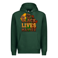 Sports Green black lives matter Premium Hoodie - NancyCooperArtShop