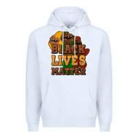 White black lives matter Premium Hoodie - NancyCooperArtShop