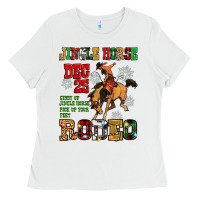 White jingle horse dec 25 giddy jingle horse pick up fee Ladies Tee - Zillion Design Studio