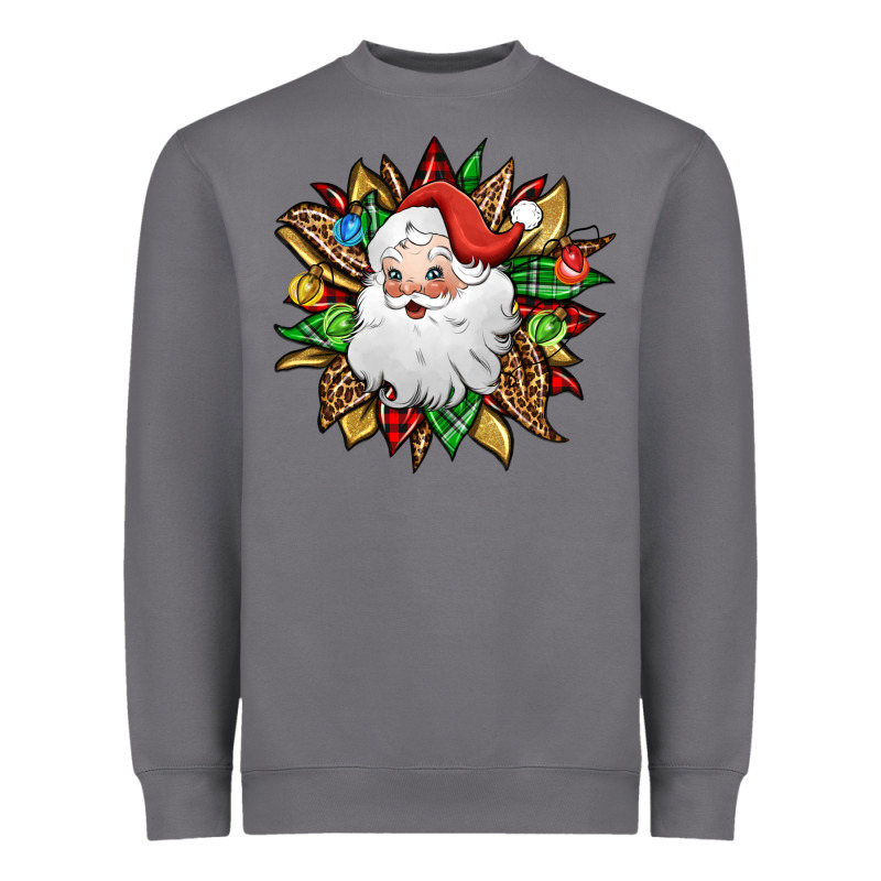 Santa Claus Sunflower Heavyweight Sweatshirt by Jasminsmagicworld | Teevron