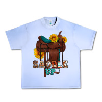 Grape Ice saddle up cowboy western sunflowers Urban Heavy Tee - Artiststas