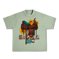 Saddle Up Cowboy Western Sunflowers Urban Heavy Tee | Teevron