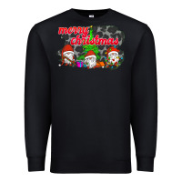 Black Merry Christmas - Gnome - Gnome Premium Sweatshirt - Bettercallsaul