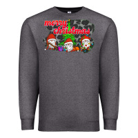 Charcoal Heather Merry Christmas - Gnome - Gnome Premium Sweatshirt - Bettercallsaul