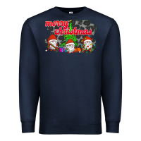 Navy Merry Christmas - Gnome - Gnome Premium Sweatshirt - Bettercallsaul