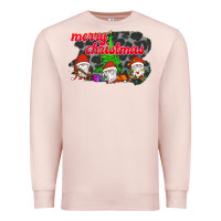 Pale Pink Merry Christmas - Gnome - Gnome Premium Sweatshirt - Bettercallsaul