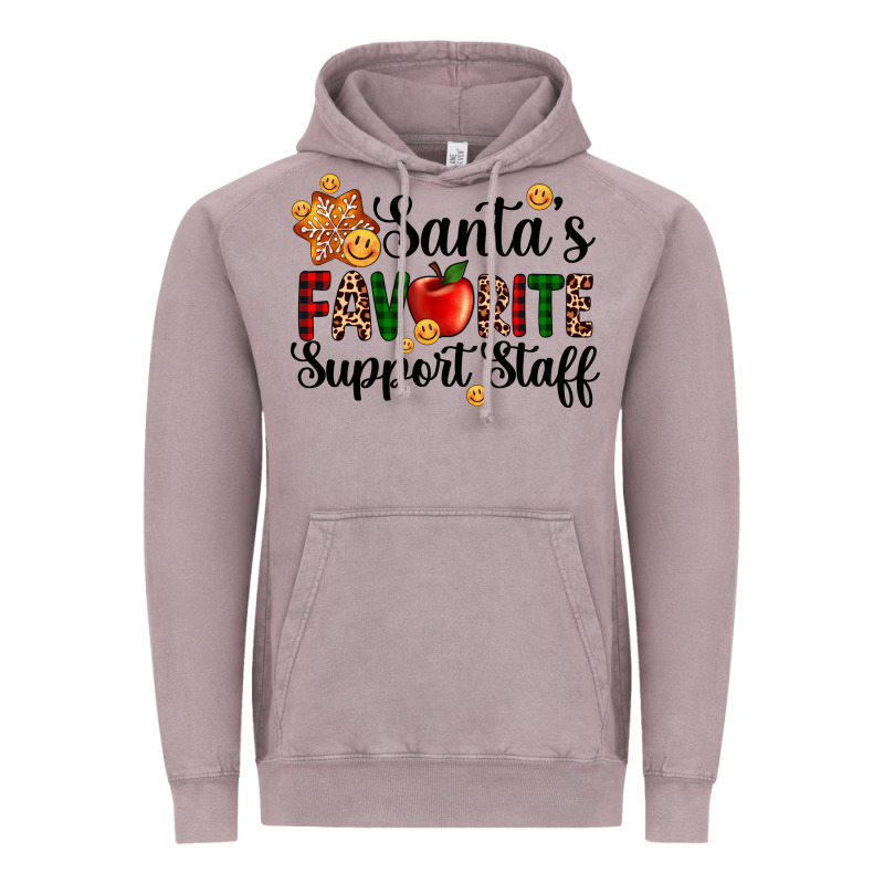 Santa's Favorite  Sport Staff Vintage Hoodie by AdoDesignShop | Teevron