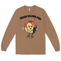 Toasted Coconut boujee ballpark babe Long Sleeve Tee - MaliasSmallBusiness