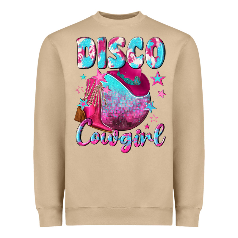 Disco Cowgirl Heavyweight Sweatshirt by NancyCooperArtShop | Teevron