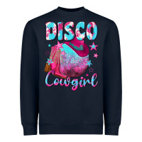 Navy disco cowgirl Heavyweight Sweatshirt - NancyCooperArtShop