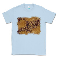 Dusty Blue leopard background Classic Tee - BarkalooDesign