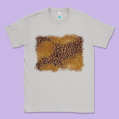 Leopard Background Classic Tee Designed By Barkaloodesign