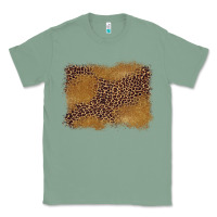 Sage leopard background Classic Tee - BarkalooDesign
