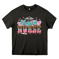 Asphalt blessed nurse Heavy Core Tee - texasbilliewilder