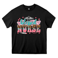 Black blessed nurse Heavy Core Tee - texasbilliewilder