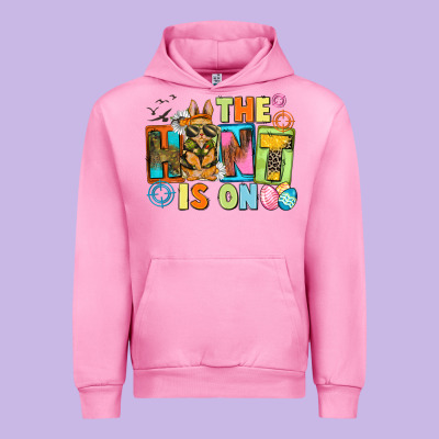 The Hunt Is On Easter Day Urban Hoodie Designed By Cowgirlartshop