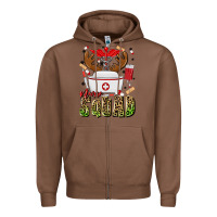 Chestnut nurse squad Zipper Hoodie - MaliasSmallBusiness