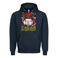 Navy nurse squad Zipper Hoodie - MaliasSmallBusiness