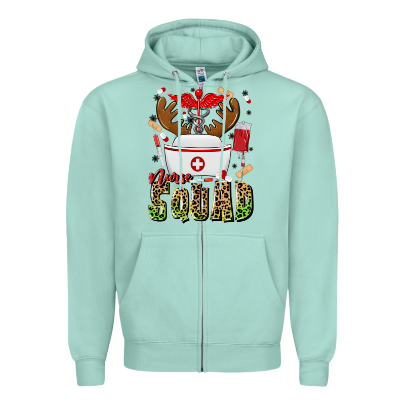 Nurse Squad Zipper Hoodie by MaliasSmallBusiness | Teevron