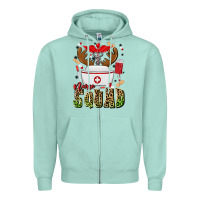 Seafoam nurse squad Zipper Hoodie - MaliasSmallBusiness