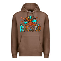 Chestnut blessed turkey Premium Hoodie - JahusDesignShop