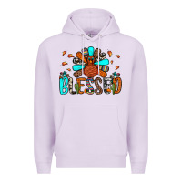 Lilac blessed turkey Premium Hoodie - JahusDesignShop