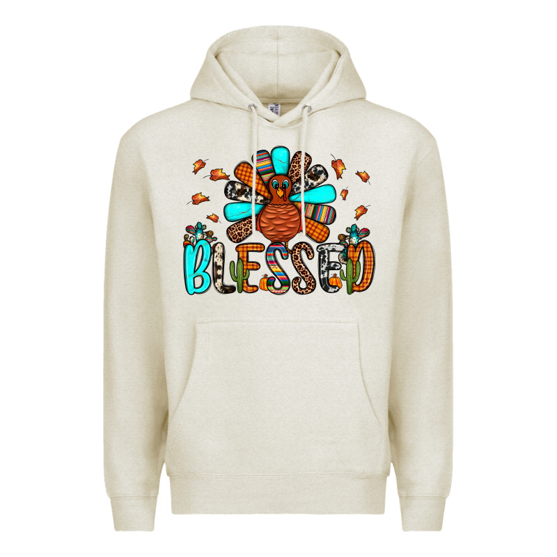 Blessed Turkey Premium Hoodie by JahusDesignShop | Teevron
