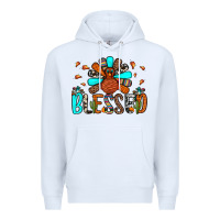 White blessed turkey Premium Hoodie - JahusDesignShop