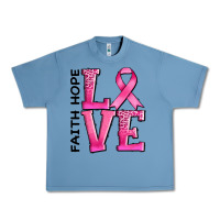 Pebble Blue faith hope love Urban Heavy Tee - AdoDesignShop