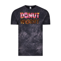 Cloud Black donut worry with donut Vintage Tee - AdoDesignShop