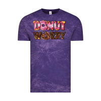 Cloud Purple donut worry with donut Vintage Tee - AdoDesignShop