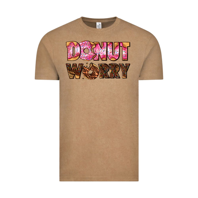Donut Worry With Donut Vintage Tee by AdoDesignShop | Teevron