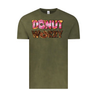 Vintage Olive donut worry with donut Vintage Tee - AdoDesignShop