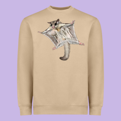 Sugar Glider Heavyweight Sweatshirt Designed By Lillyallendesigns