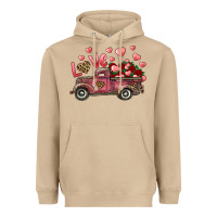 Mushroom love truck with roses and leopard Heavyweight Hoodie - RanaPortraitStore