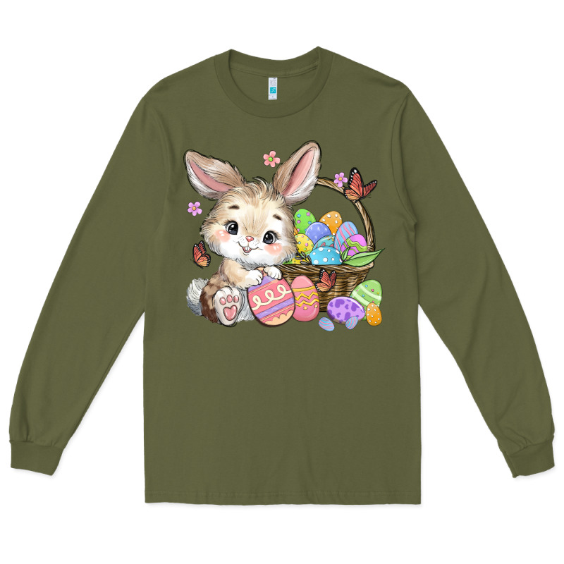 Easter Bunny Long Sleeve Tee by MaliasSmallBusiness | Teevron
