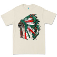 Bone mexican flag indian headdress Premium Tee - RanaPortraitStore