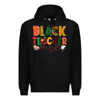 Black black teacher magic Premium Hoodie - NancyCooperArtShop