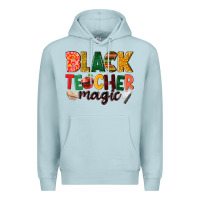 Blue Mist black teacher magic Premium Hoodie - NancyCooperArtShop