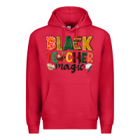 Cardinal black teacher magic Premium Hoodie - NancyCooperArtShop