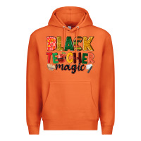 Carrot black teacher magic Premium Hoodie - NancyCooperArtShop