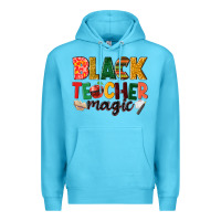Ocean Blue black teacher magic Premium Hoodie - NancyCooperArtShop