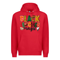 Red black teacher magic Premium Hoodie - NancyCooperArtShop